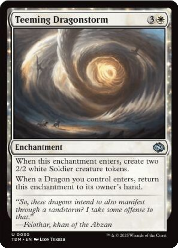 Teeming Dragonstorm [Tarkir: Dragonstorm] - Magic: The Gathering - Card Brawlers | Quebec | Canada |