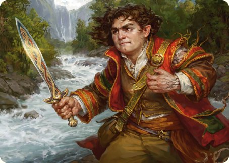 Frodo Baggins Art Card (16/81) [The Lord of the Rings: Tales of Middle-earth Art Series] - Magic: The Gathering - Card Brawlers | Quebec | Canada |