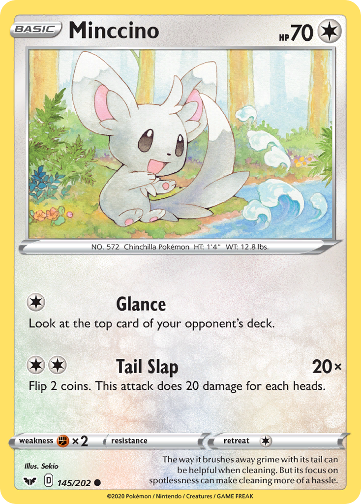 Minccino (145/202) [Sword & Shield: Base Set] - Pokémon - Card Brawlers | Quebec | Canada |