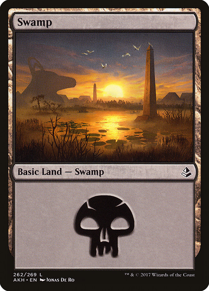 Swamp (262) [Amonkhet] - Magic: The Gathering - Card Brawlers | Quebec | Canada |