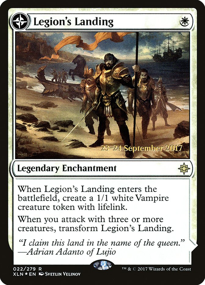 Legion's Landing // Adanto, the First Fort [Ixalan Prerelease Promos] - Magic: The Gathering - Card Brawlers | Quebec | Canada |