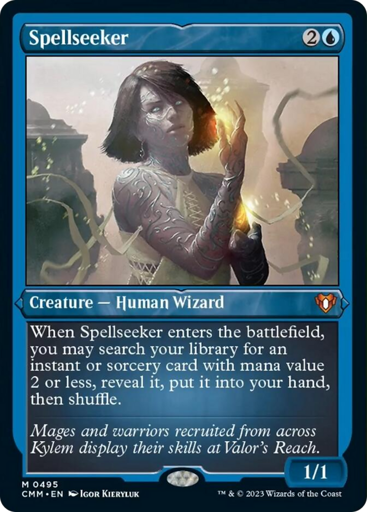 Spellseeker (Foil Etched) [Commander Masters] - Magic: The Gathering - Card Brawlers | Quebec | Canada |