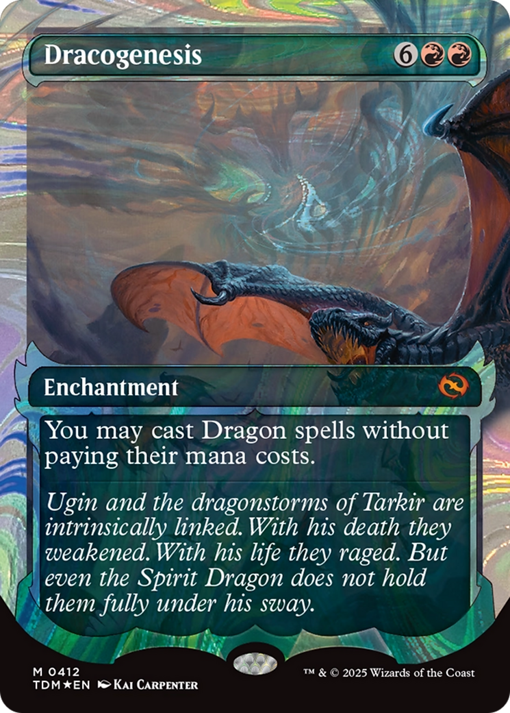 Dracogenesis (0412) (Showcase) (Halo Foil) [Tarkir: Dragonstorm] - Magic: The Gathering - Card Brawlers | Quebec | Canada |