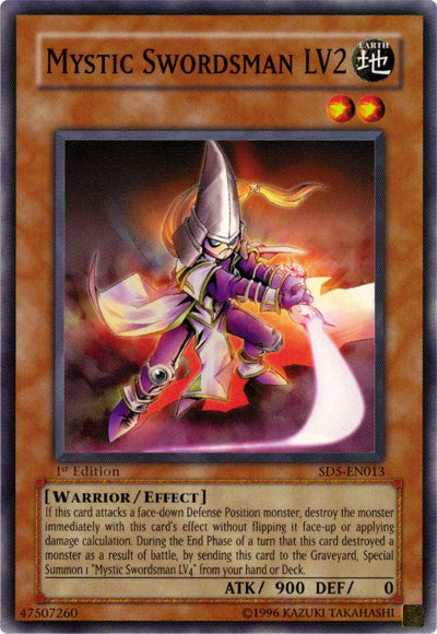 Mystic Swordsman LV2 [SD5-EN013] Common - Yu-Gi-Oh! - Card Brawlers | Quebec | Canada |