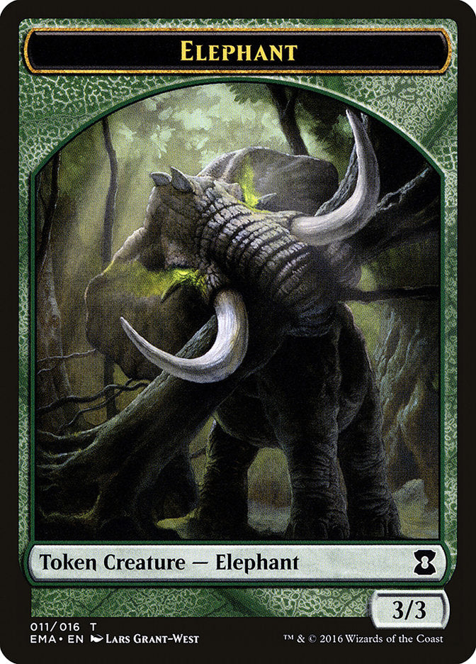 Elephant Token [Eternal Masters Tokens] - Magic: The Gathering - Card Brawlers | Quebec | Canada |
