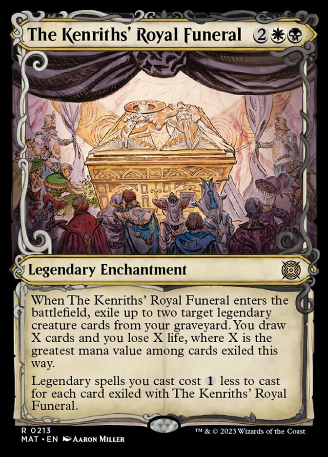 The Kenriths' Royal Funeral (Showcase Halo Foil) [March of the Machine: The Aftermath] - Magic: The Gathering - Card Brawlers | Quebec | Canada |