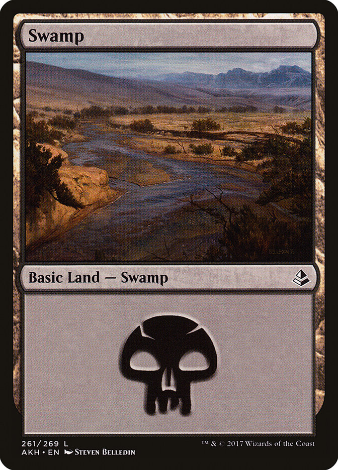 Swamp (261) [Amonkhet] - Magic: The Gathering - Card Brawlers | Quebec | Canada |