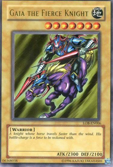 Gaia The Fierce Knight [LOB-EN006] Ultra Rare - Yu-Gi-Oh! - Card Brawlers | Quebec | Canada |