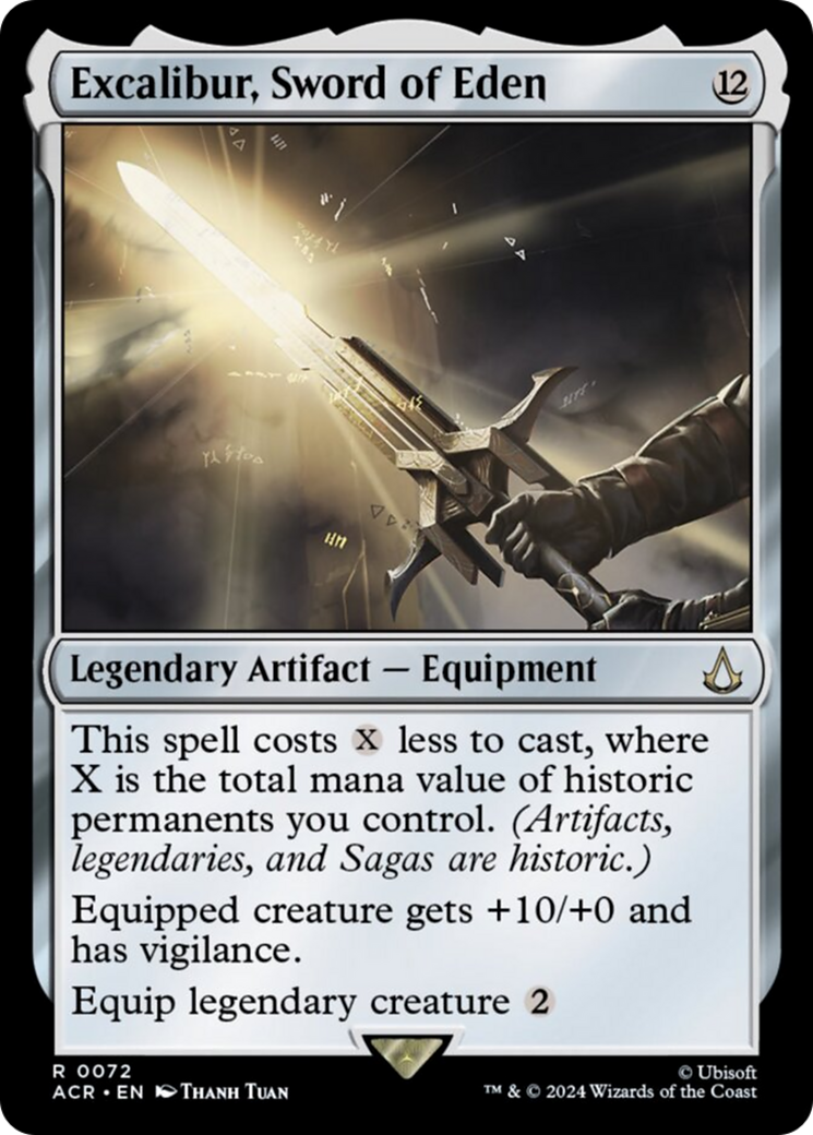 Excalibur, Sword of Eden [Assassin's Creed] - Magic: The Gathering - Card Brawlers | Quebec | Canada |
