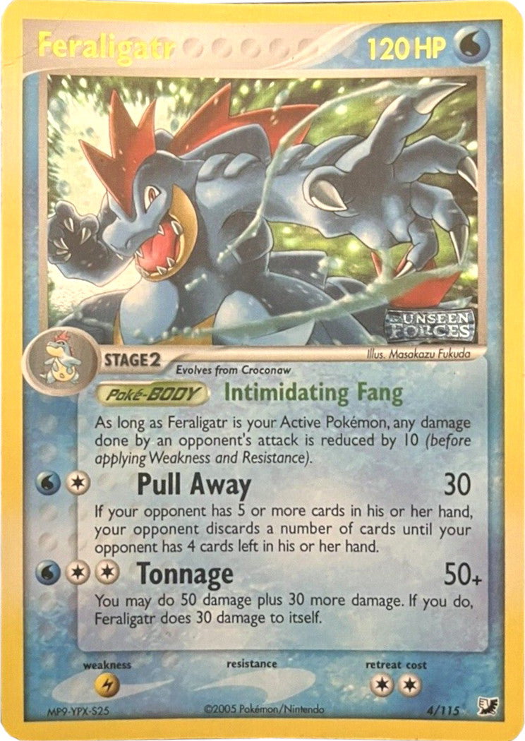 Feraligatr (4/115) (Stamped) [EX: Unseen Forces] - Pokémon - Card Brawlers | Quebec | Canada |