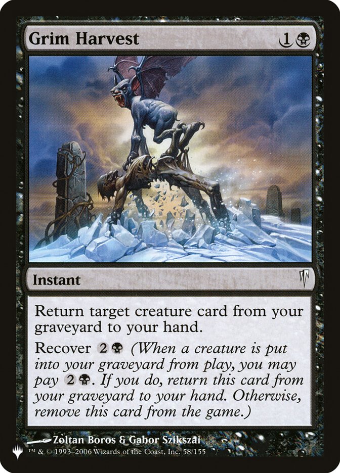 Grim Harvest [The List] - Magic: The Gathering - Card Brawlers | Quebec | Canada |