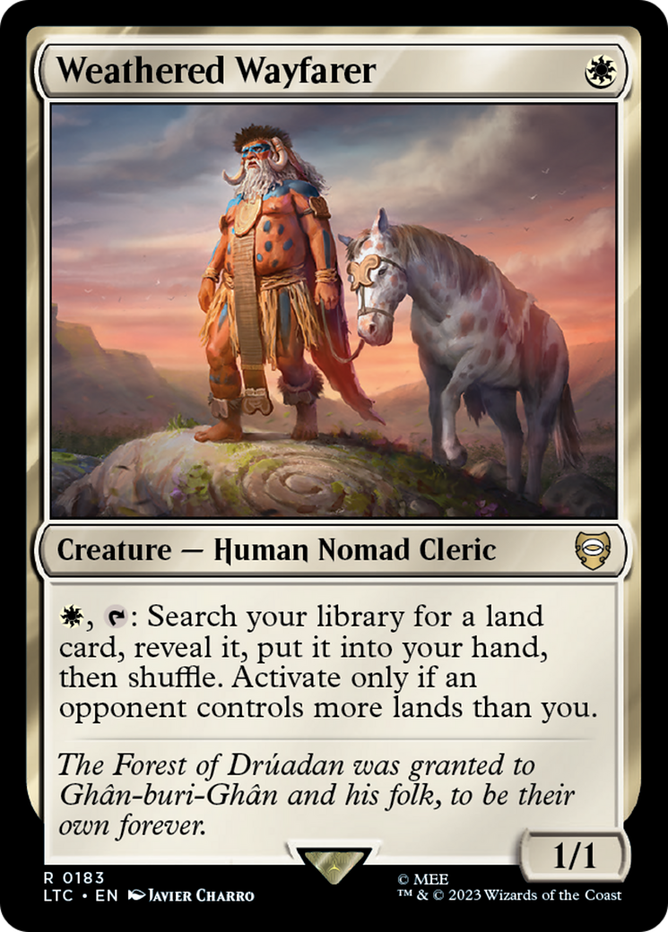 Weathered Wayfarer [The Lord of the Rings: Tales of Middle-Earth Commander] - Magic: The Gathering - Card Brawlers | Quebec | Canada |