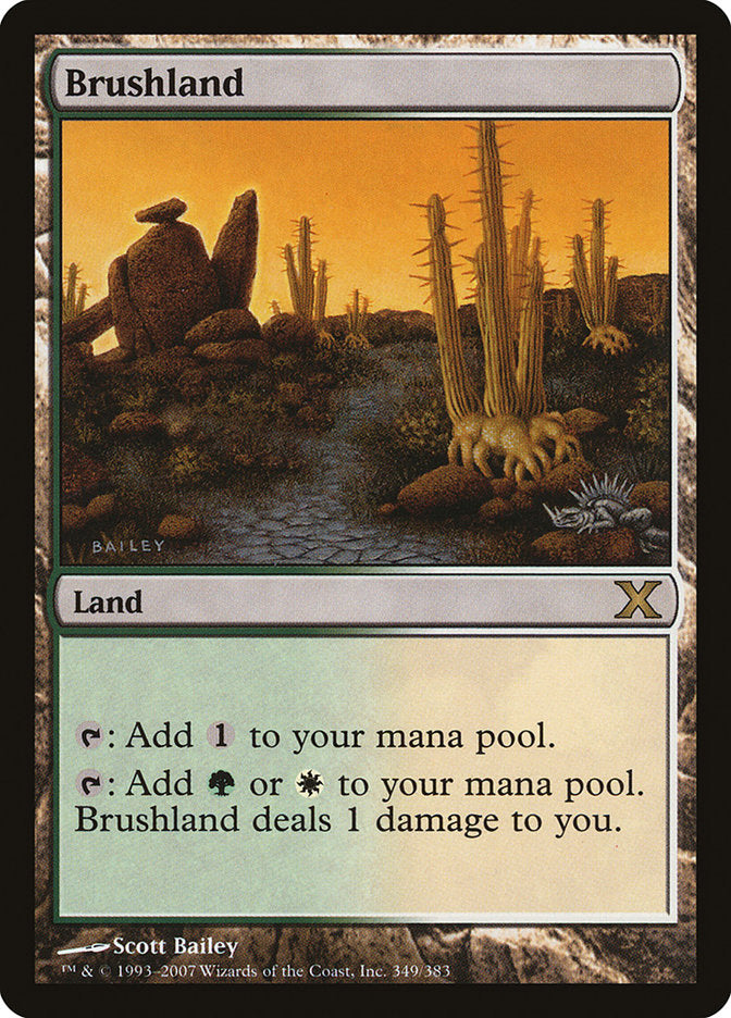 Brushland [Tenth Edition] - Magic: The Gathering - Card Brawlers | Quebec | Canada |