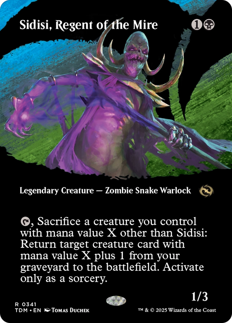 Sidisi, Regent of the Mire (Borderless) [Tarkir: Dragonstorm] - Magic: The Gathering - Card Brawlers | Quebec | Canada |