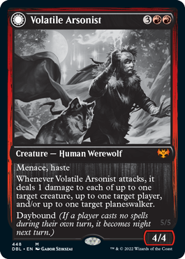 Volatile Arsonist // Dire-Strain Anarchist [Innistrad: Double Feature] - Magic: The Gathering - Card Brawlers | Quebec | Canada |