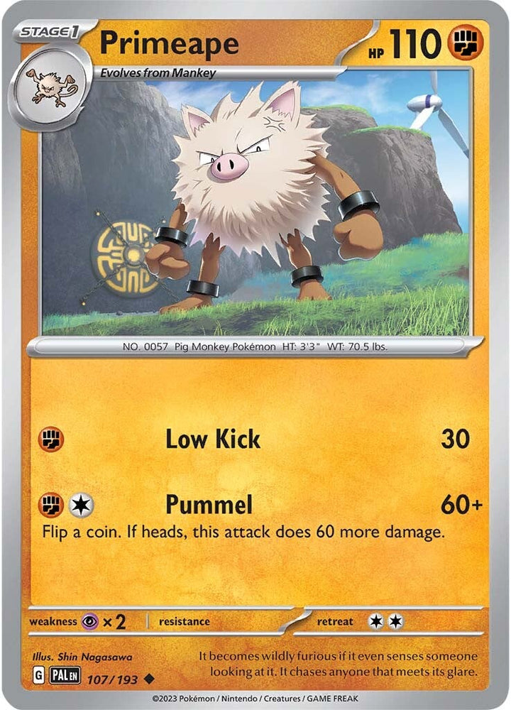 Primeape (107/193) [Écarlate et Violet : Paldea Evolved] 