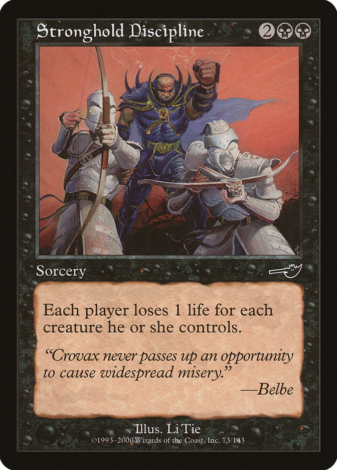 Stronghold Discipline [Nemesis] - Magic: The Gathering - Card Brawlers | Quebec | Canada |