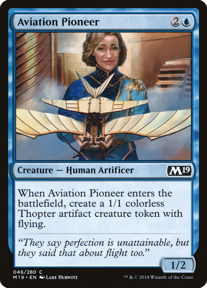 Aviation Pioneer [Core Set 2019] - Magic: The Gathering - Card Brawlers | Quebec | Canada |
