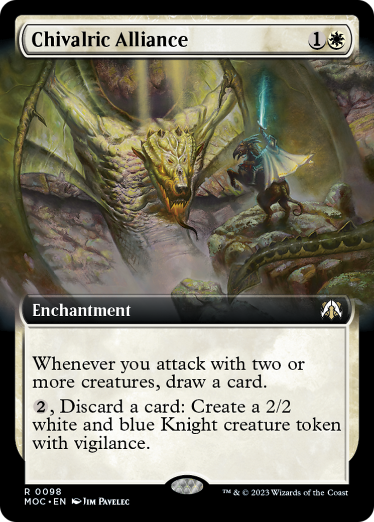 Chivalric Alliance (Extended Art) [March of the Machine Commander] - Magic: The Gathering - Card Brawlers | Quebec | Canada |
