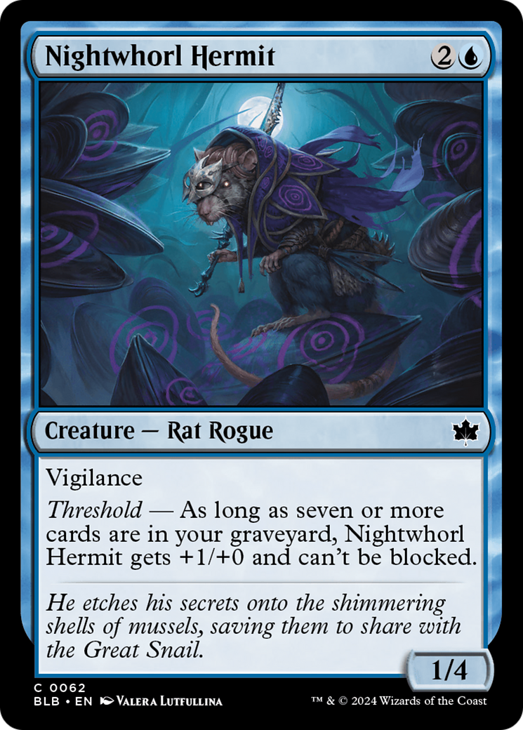 Nightwhorl Hermit [Bloomburrow] - Magic: The Gathering - Card Brawlers | Quebec | Canada |