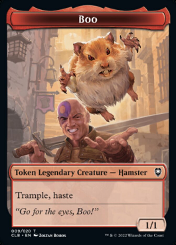 Treasure // Boo Double-Sided Token [Commander Legends: Battle for Baldur's Gate Tokens] - Magic: The Gathering - Card Brawlers | Quebec | Canada |