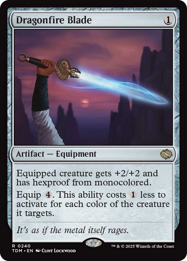 Dragonfire Blade [Tarkir: Dragonstorm] - Magic: The Gathering - Card Brawlers | Quebec | Canada |