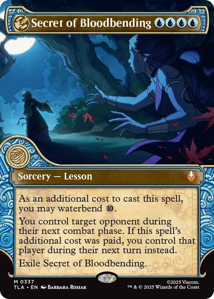 Secret of Bloodbending (Showcase) [Avatar: The Last Airbender] - Magic: The Gathering - Card Brawlers | Quebec | Canada |