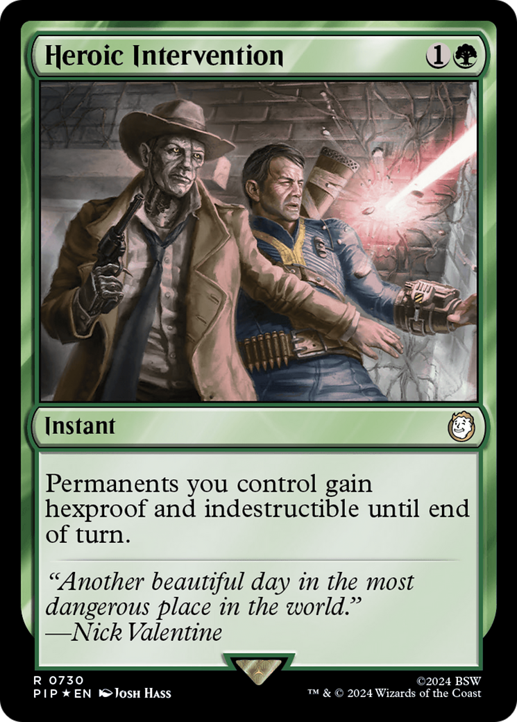 Heroic Intervention (Surge Foil) [Fallout] - Magic: The Gathering - Card Brawlers | Quebec | Canada |