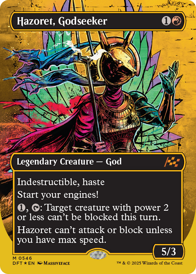 Hazoret, Godseeker (Borderless) (First-Place Foil) [Aetherdrift] - Magic: The Gathering - Card Brawlers | Quebec | Canada |