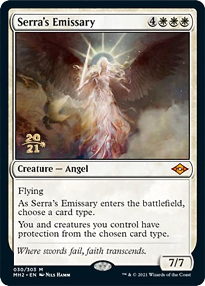 Serra's Emissary [Modern Horizons 2 Prerelease Promos] - Magic: The Gathering - Card Brawlers | Quebec | Canada |
