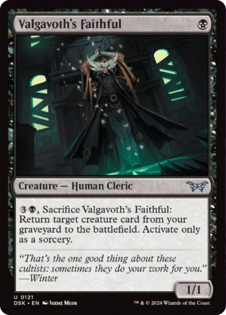 Valgavoth's Faithful [Duskmourn: House of Horror] - Magic: The Gathering - Card Brawlers | Quebec | Canada |