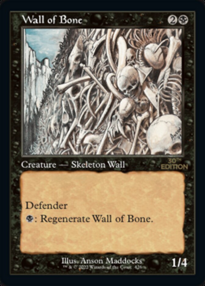 Wall of Bone (Retro) [30th Anniversary Edition] - Magic: The Gathering - Card Brawlers | Quebec | Canada |