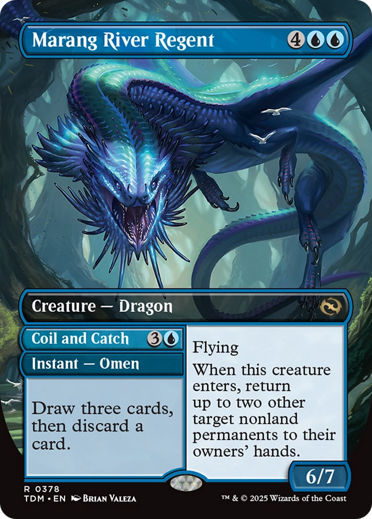 Marang River Regent (Borderless) [Tarkir: Dragonstorm] - Magic: The Gathering - Card Brawlers | Quebec | Canada |