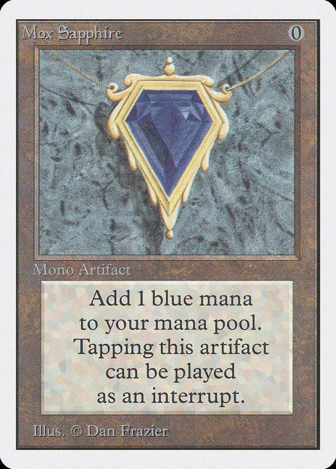 Mox Sapphire [Unlimited Edition] - Magic: The Gathering - Card Brawlers | Quebec | Canada |