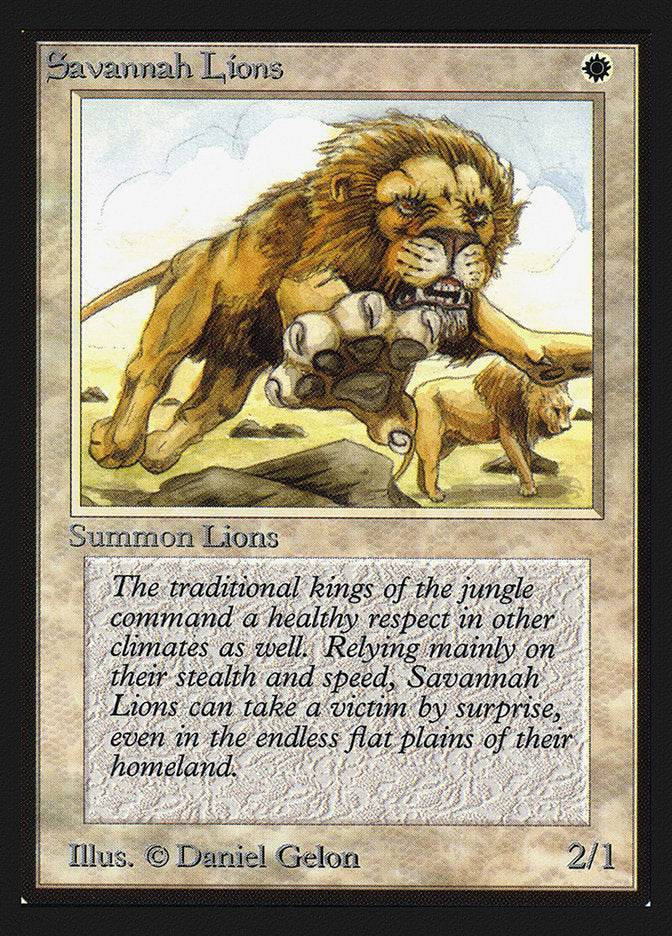 Savannah Lions [Collectors' Edition] - Magic: The Gathering - Card Brawlers | Quebec | Canada |