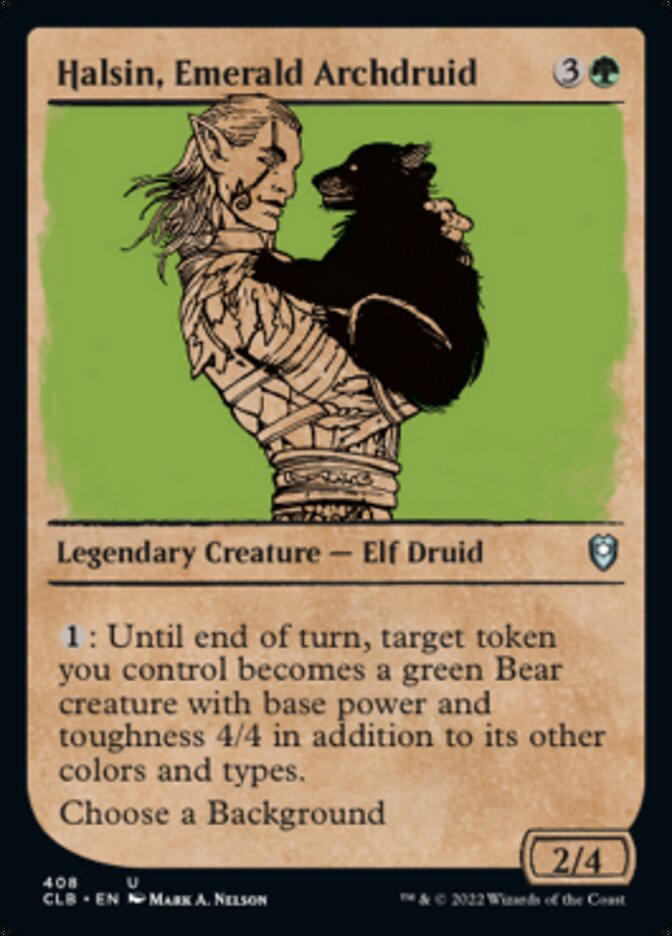 Halsin, Emerald Archdruid (Showcase) [Commander Legends: Battle for Baldur's Gate] - Magic: The Gathering - Card Brawlers | Quebec | Canada |