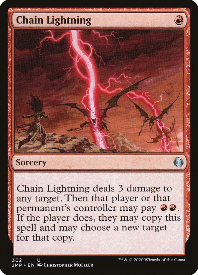 Chain Lightning [Jumpstart] - Card Brawlers
