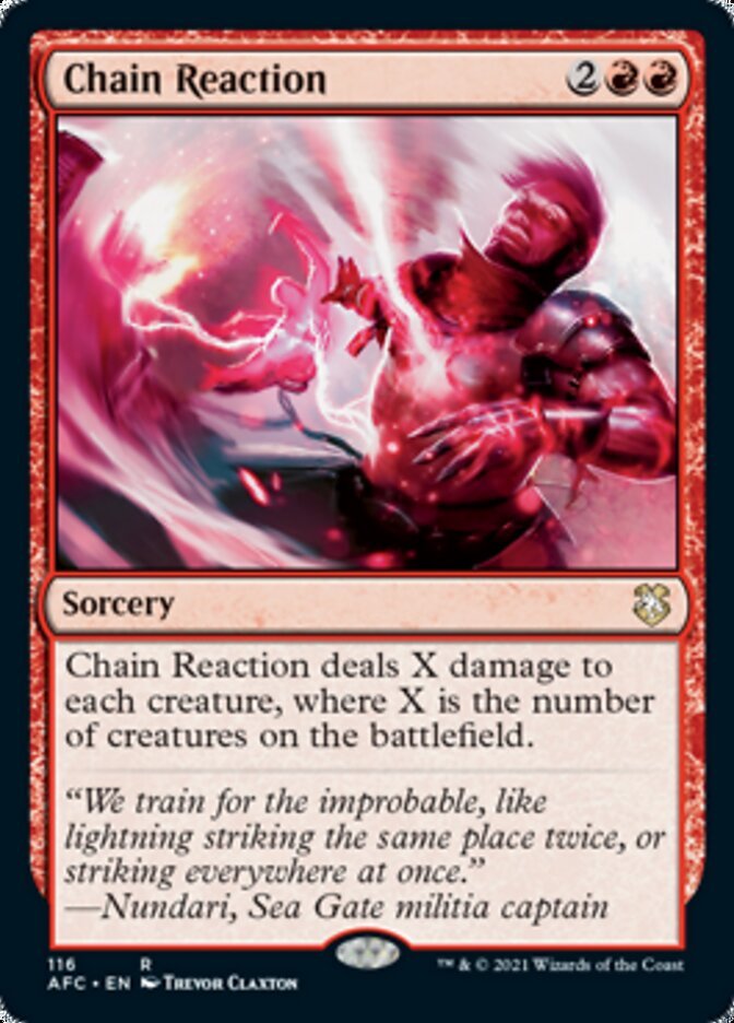 Chain Reaction [Dungeons & Dragons: Adventures in the Forgotten Realms Commander] - Card Brawlers