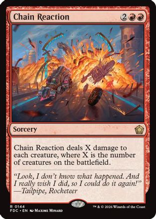Chain Reaction (FDC-144) - Commander: Foundations - Card Brawlers