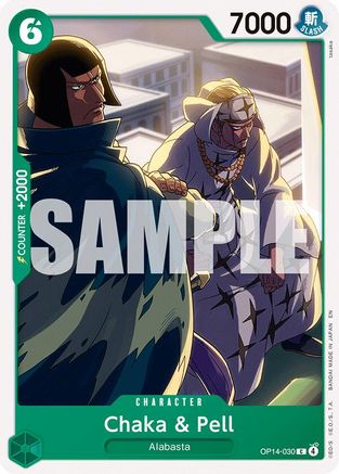 Chaka & Pell - OP14-030 (OP14-030) - The Azure Sea's Seven - Card Brawlers
