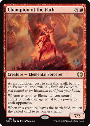 Champion of the Path (PPECL-130) - Promo Pack: Lorwyn Eclipsed - Card Brawlers