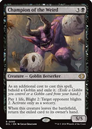Champion of the Weird (PPECL-095) - Promo Pack: Lorwyn Eclipsed Foil - Card Brawlers
