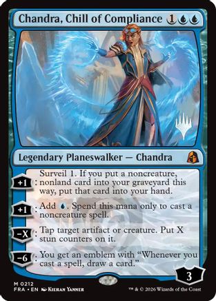Chandra, Chill of Compliance (PPFRA-212) - Promo Pack: Reality Fracture - Card Brawlers