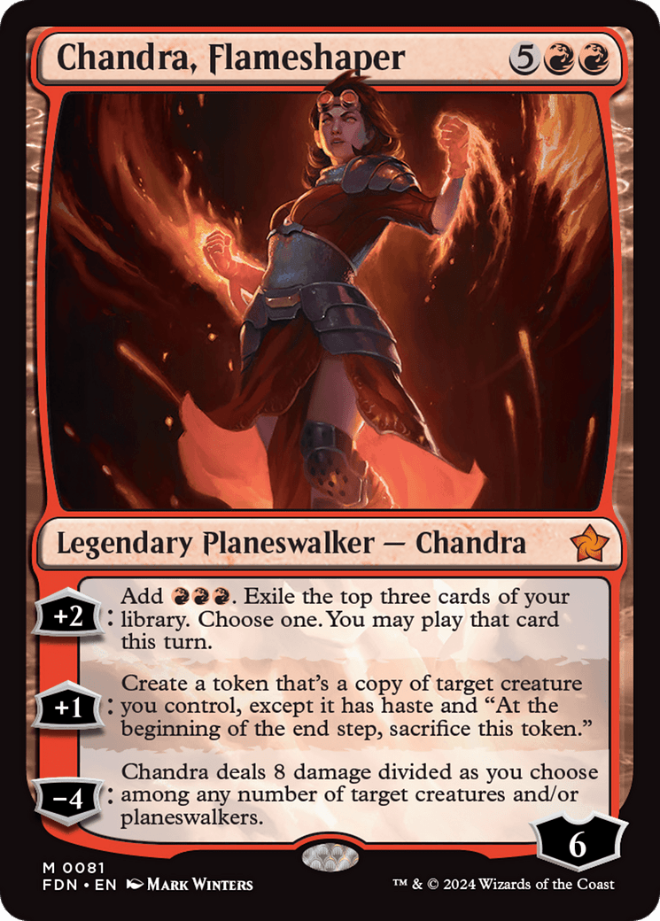 Chandra, Flameshaper [Foundations] - Card Brawlers