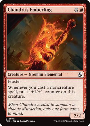 Chandra's Emberling (FRA-076) - Reality Fracture - Card Brawlers