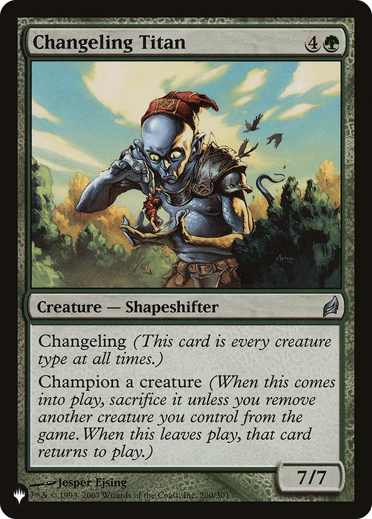 Changeling Titan [The List] - Card Brawlers