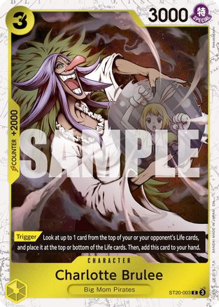 Charlotte Brulee (Pirate Foil) (ST20-003) - Premium Booster -The Best- Vol. 2 Foil - Card Brawlers