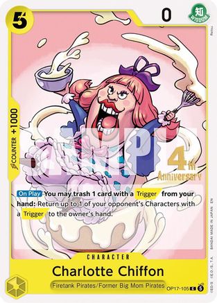 Charlotte Chiffon (OP17-105) - The World's Strongest Warriors Release Event Cards - Card Brawlers