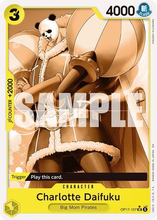 Charlotte Daifuku (Pandaman Art) (OP17-107) - The World's Strongest Warriors - Card Brawlers