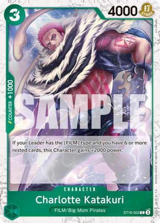 Charlotte Katakuri (Pirate Foil) (ST16-003) - Premium Booster -The Best- Vol. 2 Foil - Card Brawlers